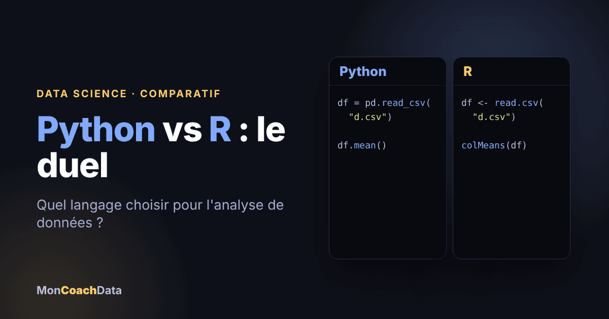 couverture python vs r