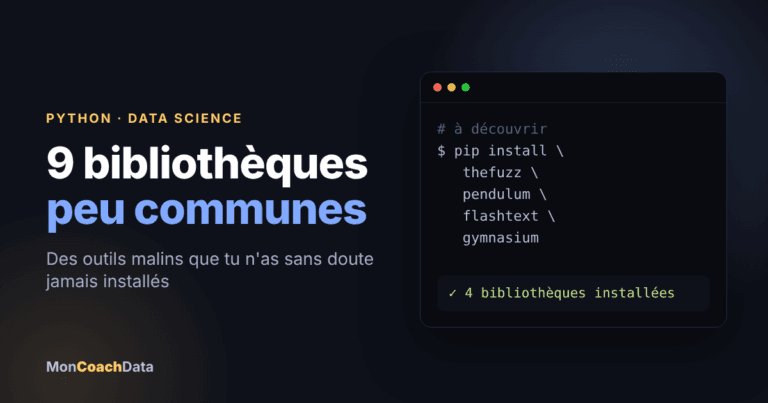 couverture 9 bibliotheques python