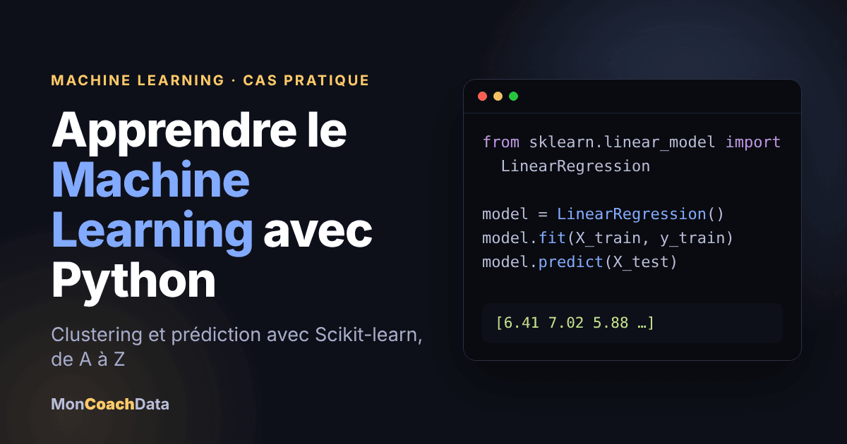 Apprendre le Machine Learning avec Python et Scikit-learn couverture machine learning python
