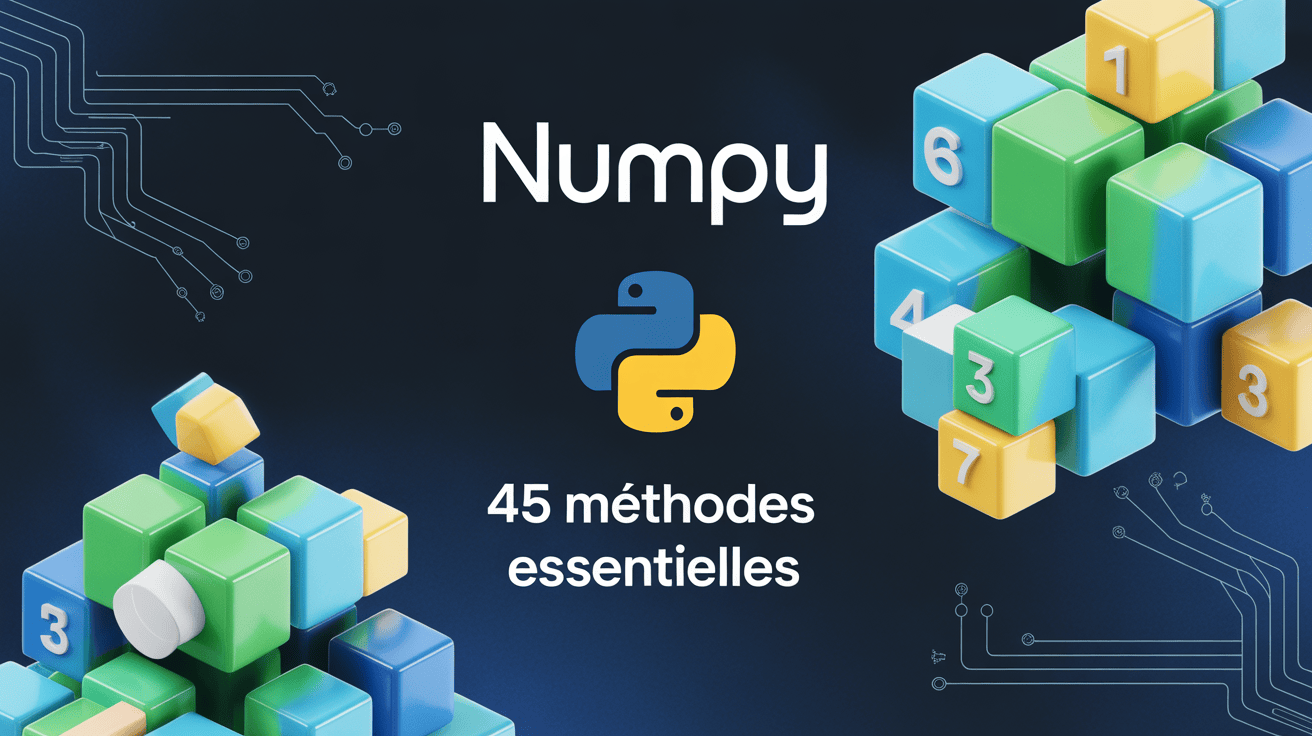 Numpy 45 méthodes essentielles